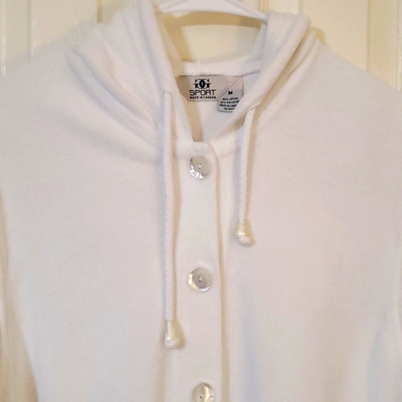 White Jacket with Hood - Picture 2 of 6